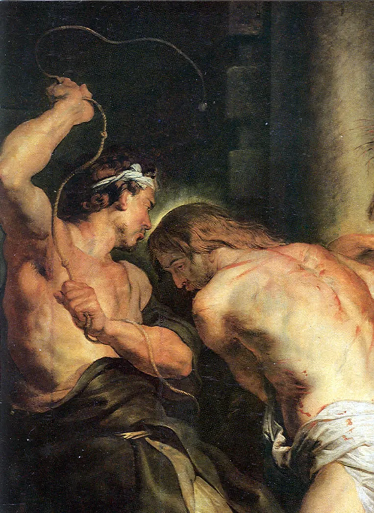 Peter Paul Rubens painted The Flagellation of Christ circa 1577-1640.