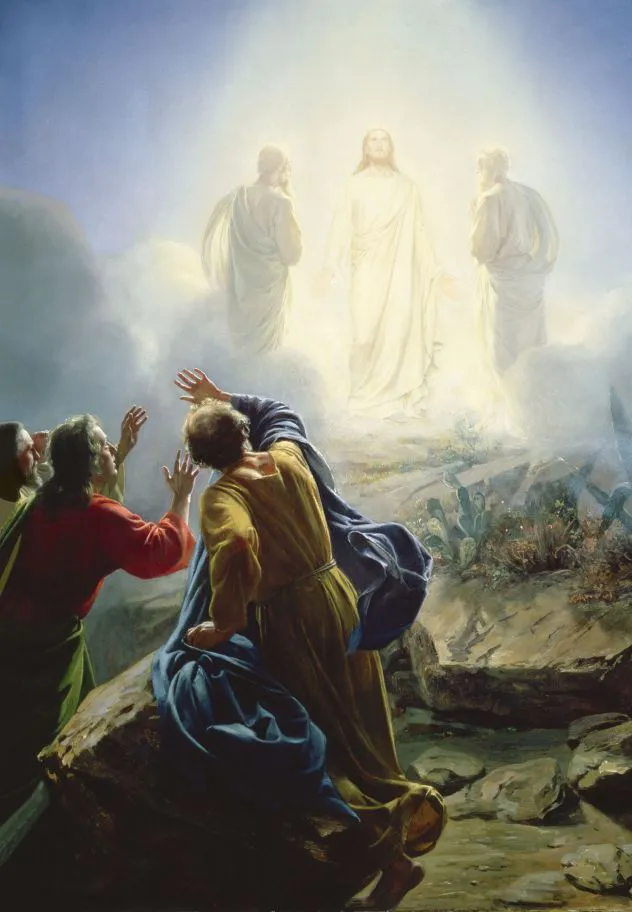 The Transfiguration of Jesus, by Carl Heinrich Bloch, was painted in 1872.