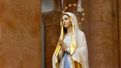 Our Lady of Lourdes located in the Santa Maria del Carmine church in Pavia.
