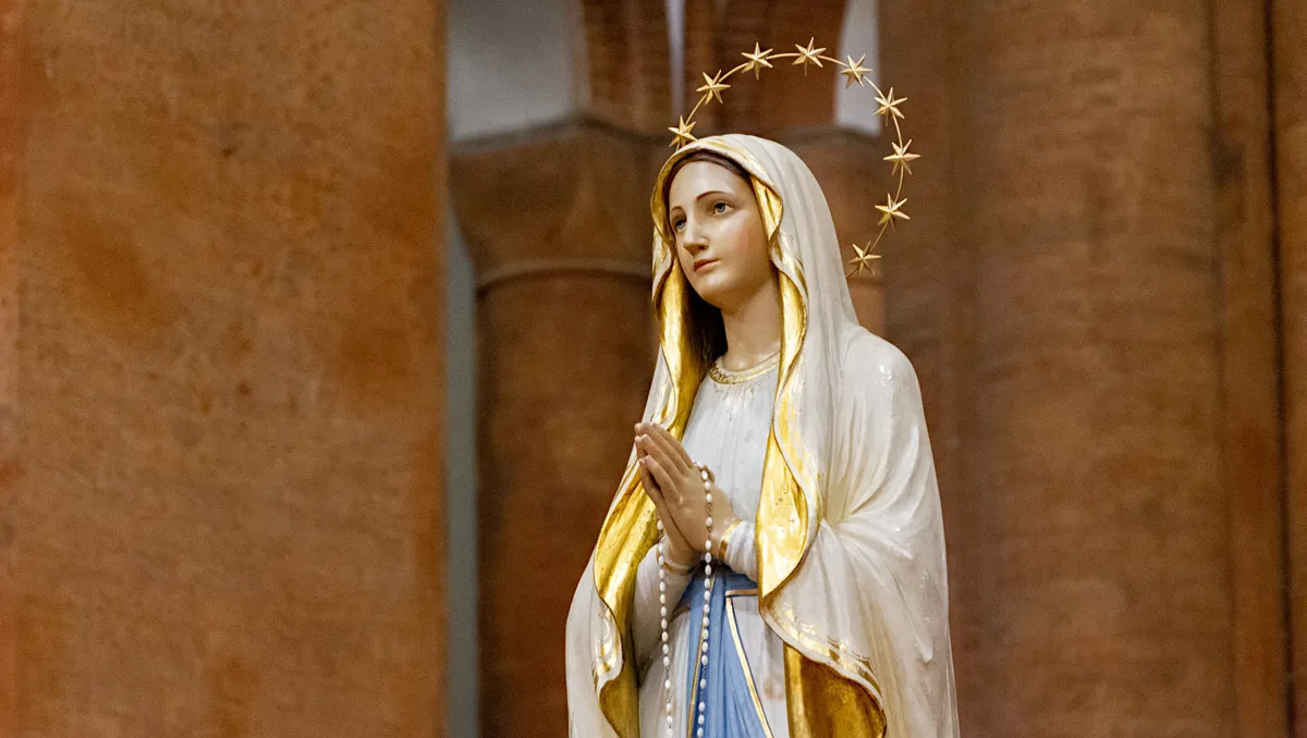 Our Lady of Lourdes located in the Santa Maria del Carmine church in Pavia.